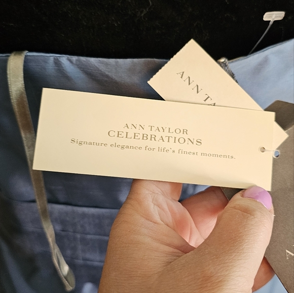 Ann Taylor sz 18 silk strapless dress NWT - Picture 8 of 10